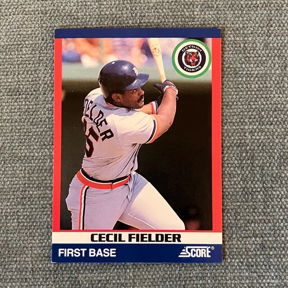 1991 Score Detroit Tigers Baseball Card Trading Card